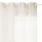 1 rideau en lin - rideau occultant pour chambre et salon - 132 cm x 244 cm - style minimaliste moderne ...