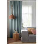 Rideau - double rideaux elbersdrucke - 201197 - midnight 03 menthe rideau a pattes cachees polyester ...