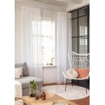 Rideau - double rideaux elbersdrucke - 201401 - rideau a pattes cachees fluffy dots 00 blanc transparent ...