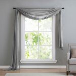 Rideau - double rideaux gardinenbox - 56469480 - rideaux box cantonniere freiha nddeko polyester gris ...