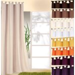 Rideau - double rideaux heimtexland echarpe decorative avec des boucles et le ruban herisse uni en blanc ... Rideau - double rideaux heimtexland echarpe decorative avec des boucles et le ruban herisse uni en blanc ...