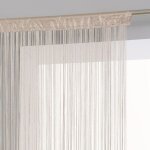 Rideau fil 90 x 200 cm atmosphéra - lin Rideau fil 90 x 200 cm atmosphéra - lin