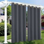 Rideau imperm�able ext�rieur 132x244cmisolation thermiquecoupe - vent rideaux occultants convient pour ...