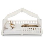 Rideau de lit lian en mousseline 100% coton 125 x 390 cm pour lits cabanes enfants tissu l�ger et doux ...