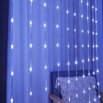 Rideau lumineux - solaire - 280 led - blanc - extérieur - télécommande Rideau lumineux - solaire - 280 led - blanc - extérieur - télécommande