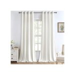 Rideaux - miulee - velours blanc - 2x140x280 cm - occultants - �l�gance chic