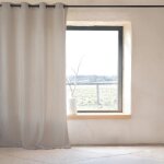 Rideau montagne - effet mouton lin 140x260 cm