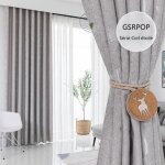 Rideaux occultants isolant thermique 150x270 cm (largeur x hauteur) design moderne  oeillets rideaux ...