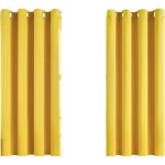 Rideaux occultant jaune moutarde 117x137 cm rideau thermique isolant anti froid rideaux salon pour petites ... Rideaux occultant jaune moutarde 117x137 cm rideau thermique isolant anti froid rideaux salon pour petites ...