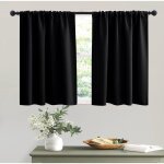 Rideaux occultants - rideaux pour petites fen�tres de salle de bain - convient �galement pour chambre ...