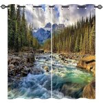 Rideau occultant - rivire fort naturelle - isolant thermique et phonique - 80x160cm