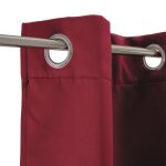 Rideau occultant strong - 140 x 250 cm - bordeaux Rideau occultant strong - 140 x 250 cm - bordeaux