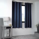 Rideau occultant uni 210gr / m2 bleu marine 135x180 cm Rideau occultant uni 210gr / m2 bleu marine 135x180 cm