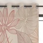 Rideau � oeillets imprim� 135x250 cm mayotte par soleil docre