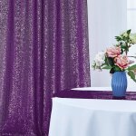 Rideaux à paillettes violets 2 x 24 m pour toile de fond de photographie Rideaux à paillettes violets 2 x 24 m pour toile de fond de photographie