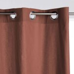 Rideau panama - rose terracotta - 140x260 cm - terracotta - atmosphera createur dinterieur Rideau panama - rose terracotta - 140x260 cm - terracotta - atmosphera createur dinterieur