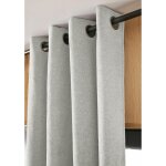 Rideau petite hauteur 140 x 180 cm ? occultant doubl� polaire ? bjorn eucalyptus