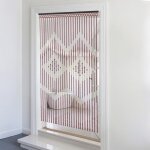 Rideau de porte en perles de bois