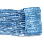 Rideau de porte � pompons bleu fils brillants 100x200 cm cloison �l�gante pour maison mariage f�te d�cor ...