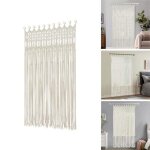 Rideau de porte tiss�s en fil coton - 120 * 195cm - rideau de porte de placard - paravent de chambre ...