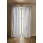 Rideaux transparents en lin naturel textur� rideaux transparents unis � poche pour tringle beige135x160cm ...