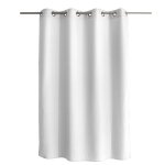 Rideau uni à oeillets blanc 140x180 cm Rideau uni à oeillets blanc 140x180 cm