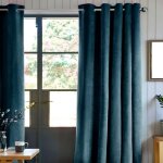 Rideau velours 100% polyester - bleu intense - 140x250 cm Rideau velours 100% polyester - bleu intense - 140x250 cm
