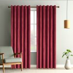 Rideaux de velours lot de 2 rideau salon occultant - 132x213cm - rouge de noël - draperies thermique ... Rideaux de velours lot de 2 rideau salon occultant - 132x213cm - rouge de noël - draperies thermique ...