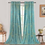 Rideaux en velours doux chambre rideau occultant thermique isolant anti chaleur pour salon 2 panneaux ...