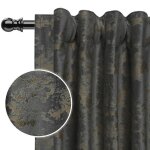 Rideaux en velours doux chambre rideau occultant thermique isolant anti chaleur pour salon 2 panneaux ... Rideaux en velours doux chambre rideau occultant thermique isolant anti chaleur pour salon 2 panneaux ...