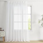 Rideaux voilage galon fronceur - voilage grande largeur d�corations salon maison chambre fen�tre tissu ...