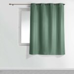 Rideau voilage � ?illets 140 x 180 cm ? polyester ? c�dre