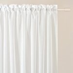 Rideau voilage transparent - zuuko - novelia - 140x230 cm - blanc - galon fronceur - 1 pi�ce - polyester ...
