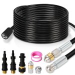 Riossad tuyau d�boucheur 15m 160 bar 2 embouts compatible k�rcher nettoyeur haute pression d�boucheur ...