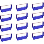 risingff lot de 12 rubans dimprimante compatibles sp700 3157br pour imprimantes star sp - 700br rc - ...