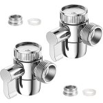 �risingff lot de 2 inverseurs de douche � 3 voies adaptateurs m22 x m24 pour robinets de bain et de cuisine ...