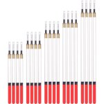 risingff lot de 20 flotteurs de pche accessoires de pche flotteurs  insertion droite 5 tailles