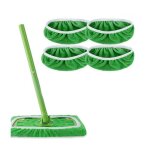 �risingff lot de 4 chiffons de rechange pour balai � franges swiffer sweeper en polaire corail lavable ...