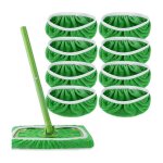 �risingff lot de 8 chiffons de rechange pour balai � franges swiffer sweeper en polaire corail lavable ...