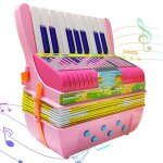risingff accordon pour enfants petit jouet accordon  17 touches instrument lger adapt aux dbutants ...