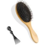 ®risingff brosse à cheveux en soies de sanglier peigne en bois brosse à cheveux naturelle en bois de ... ®risingff brosse à cheveux en soies de sanglier peigne en bois brosse à cheveux naturelle en bois de ...