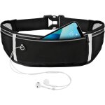 �risingff ceinture de course bandes r�fl�chissantes de nuit et prise casque compatible avec les t�l�phones ...