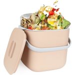 �risingff composteur de cuisine de 65 l r�cipient en plastique avec filtre amovible seau int�rieur couvercle ...