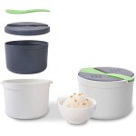 risingff cuiseur  riz et  ptes micro - ondes 2 litres avec passoire double cuiseur vapeur pour lgumes ...