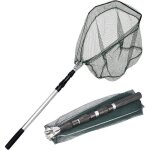 risingff puisette de pche tlescopique pliable et extensible de 15 m avec poigne en alliage daluminium ...