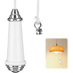 �risingff interrupteur � tirette en c�ramique pour salle de bain