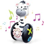�risingff jouet musical pieuvre � bascule pour b�b�s de 1 � 3 ans avec lumi�res et chansons (zera)