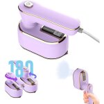 risingff mini fer  vapeur pliable 1000 w semelle antiadhsive en cramique fer  vapeur portable 2 ...