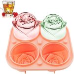 risingff moule  glaons 3d rose grand bac  glaons permet de raliser 4 glaons gants en forme de ...