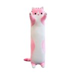 �risingff peluche chat long en coton mignon poup�e chat jouet en peluche oreiller de couchage en coton ...